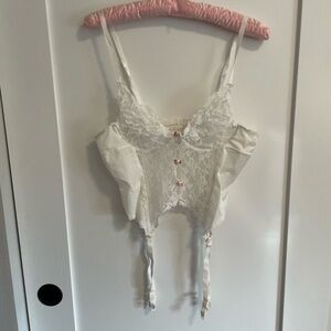 "treasure" for california vintage coquette lace bustier